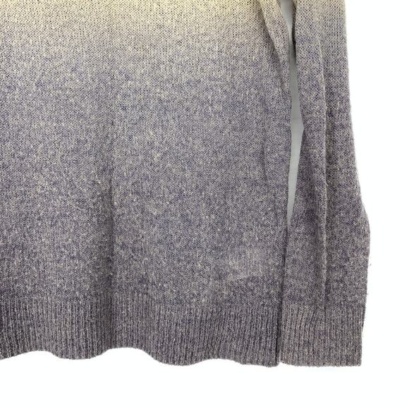 Esprit Pullover Sweater Womens Size Small Ombre Mohair Wool Blend Beige Gray - Picture 4 of 6